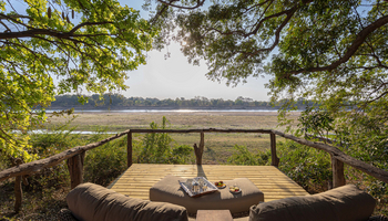 Shawa Luangwa Camp: Privater Balkon