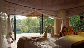 Tongole Wilderness Lodge: Blick vom Bett