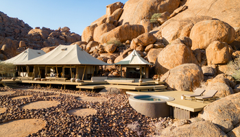 Wolwedans Boulders Camp: Suite mit Tauchbecken