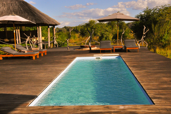 Chikunto Safari Lodge Chikunto Safari Lodge: Pool mit Liegestühlen
