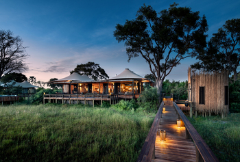 Daunara Safari Camp: Steg zum Zentralbereich