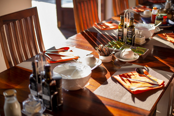 Hakusembe River Lodge: Frühstück