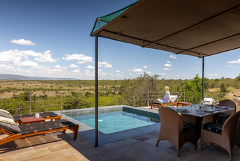 Hemingways Ol Seki Mara: Kleiner Pool mit Ausblick