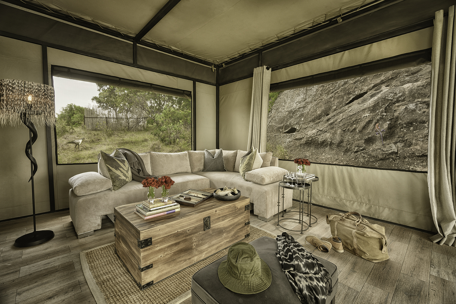 Nimali Mara Camp Nimali Mara Camp: Privater Loungebereich