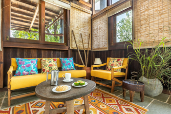 Pench Tree Lodge Pench Tree Lodge: Kleine Lounge