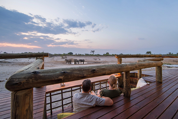 Savute Safari Lodge: Beobachtungsunterstand