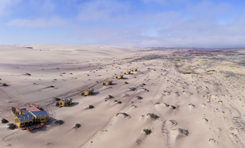 Shipwreck Lodge: Lodge von oben