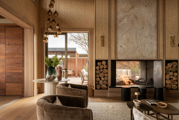 Singita Milele: Kamin