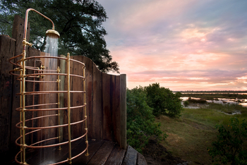 The Dhow Suite at Zarafa: Außendusche