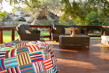 Tuli Safari Lodge Mashatu: Deck
