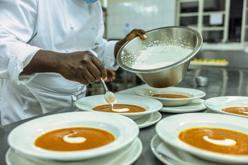 Villa Mushara: Suppe