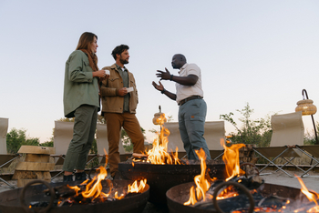 Wilderness Mokete Camp: Guide mit Gästen