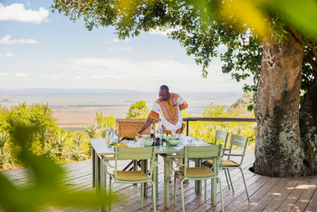 Angama Mara: Vorbereitung Lunch