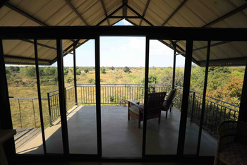Kavinga Safari Camp: Blick von der Zimmerveranda