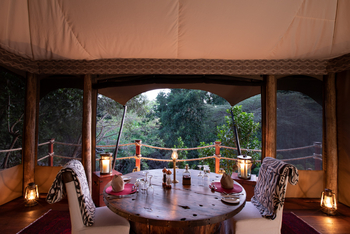 Mara Plains Camp: Privates Dinner