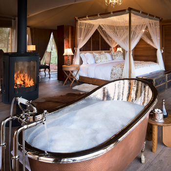 One Nature Nyaruswiga: Zeltinterieur