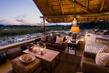 Sable Alley Camp: Abendstimmung