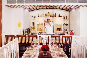 Taj Palace Hotel: Küchenstudio