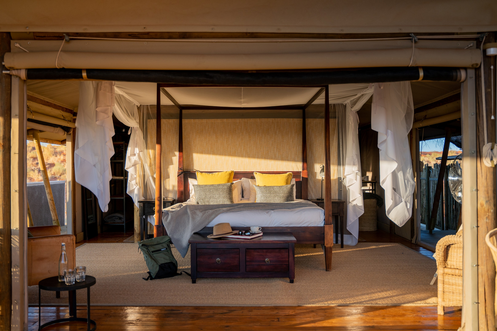 Wolwedans Dune Camp Family Suite Wolwedans Dune Camp Family Suite: Doppelbett