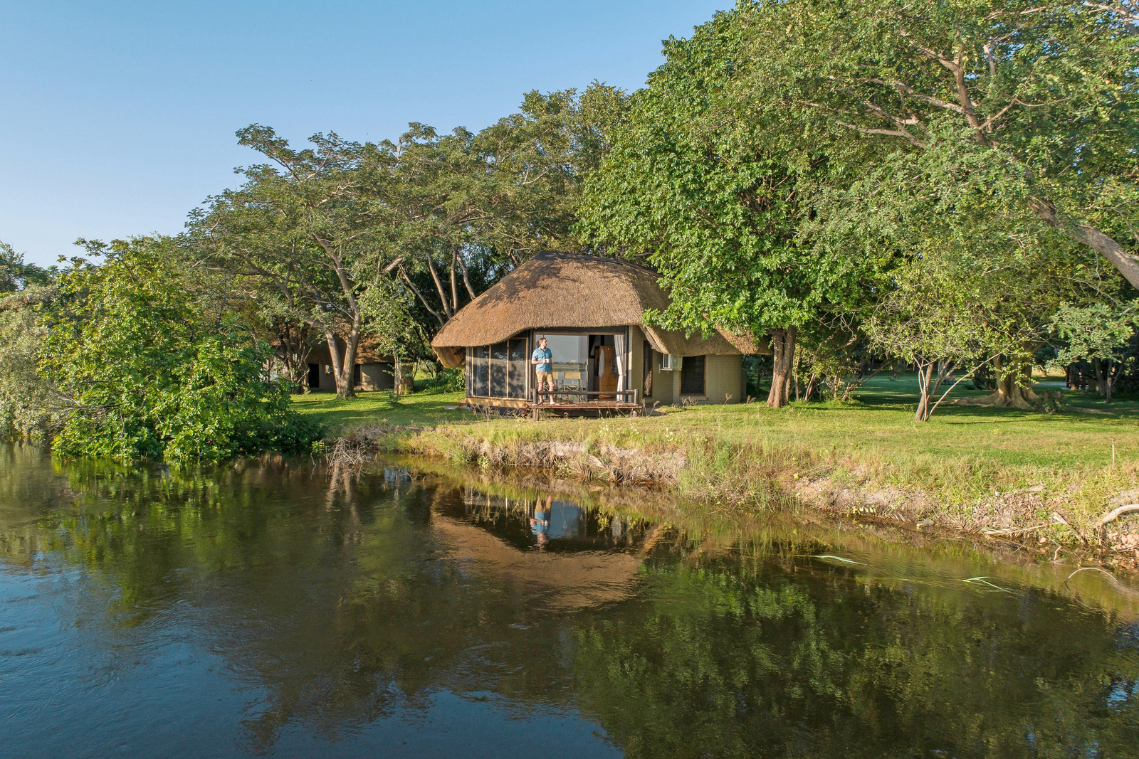 Chobe Savanna Lodge Chobe Savanna Lodge: Gästezimmer am Ufer