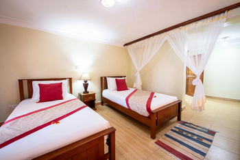 Crater Safari Lodge: Cabana Einzelbetten