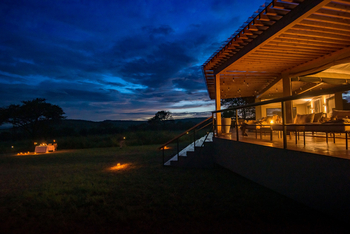 Dunia Camp: Lounge bei Nacht