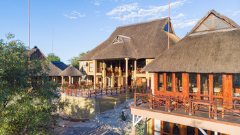 Epacha Game Lodge: Terrassen