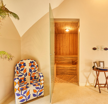 Giraffe Manor: Zugang zur Sauna