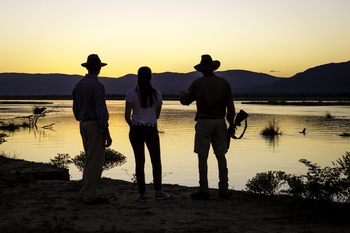 John's Camp John's Camp: Abendstimmung