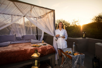 Ol Donyo Lodge: Snacks am Starbed