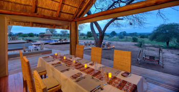 Tarangire Ndovu Tented Lodge: Esstisch