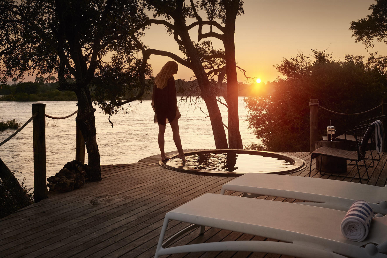 Victoria Falls River Lodge Victoria Falls River Lodge: Luxury Tent