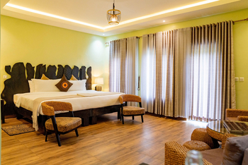 Amakoro Songa Lodge: Schlafzimmer