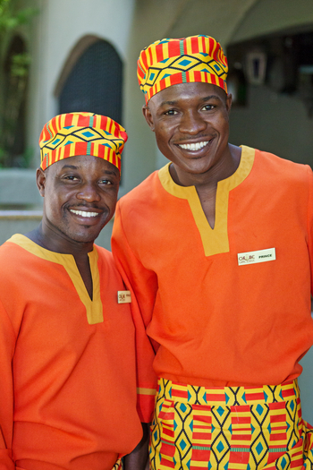 Chobe Game Lodge: Prince und Ronald