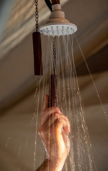 Esirai Camp: Bucket Shower