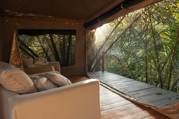 Rhino River Camp: Moskitogeschütztes Zelt