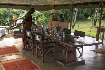 Richard's River Camp: Speisezelt