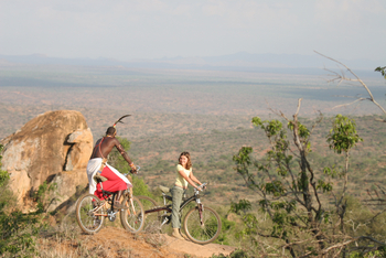 Elewana Lodo Springs: Mountainbike fahren