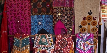 ITC Mughal Hotel: Textilhandel