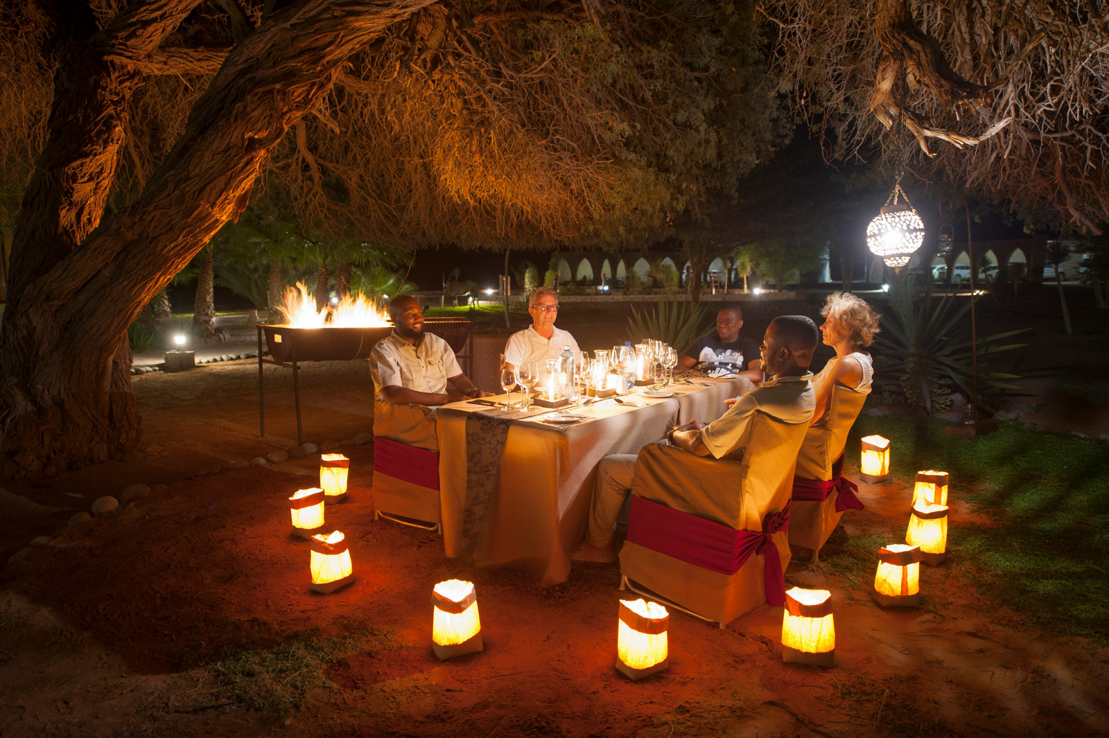 Le Mirage Le Mirage: Dinner im Freien