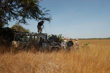Mupamadzi Walking Safari: Kaffeepause bei der Anreise