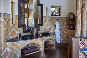 Singita Pamushana Lodge: Gästebad