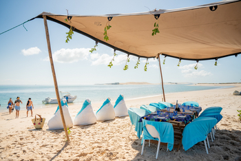 Azura Benguerra Island: Strandpicknick