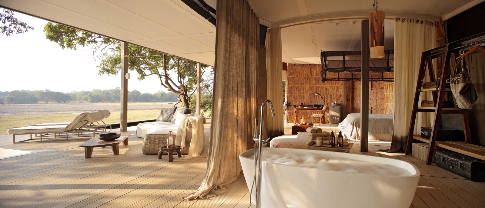 Chinzombo Camp Chinzombo Camp: Luxury Safari Tent