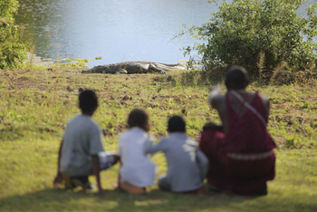 Finch Hatton's Lodge Finch Hatton's Lodge: Krokodil