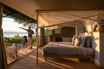 Kuthengo Camp: Gästezelt