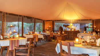 Mara Ngenche Safari Camp: Essbereich
