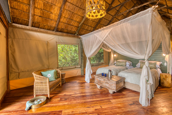 Mbali Mbali Mahale Lodge: Zwei Einzelbetten