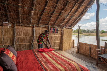 Mwaleshi Camp Mwaleshi Camp: Doppelbett