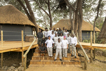 Serra Cafema Serra Cafema: Mitarbeiter des Camps